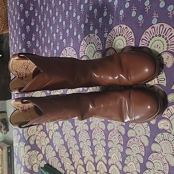 Justin Boots Shoes - Vintage Justin Cowgirl Boots Made in USA